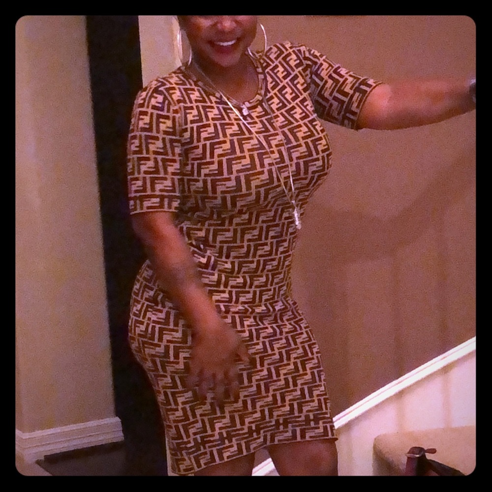 Fendi fitted dress